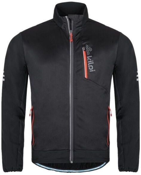 KILPI NORDIM Pánska bežecká bunda, čierna, veľkosť