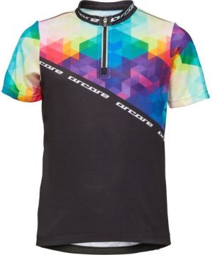 Arcore GATANY Detský cyklistický dres, čierna, veľkosť 140-146