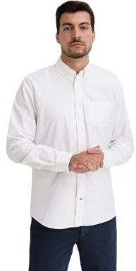 GAP OXFORD Pánska košeľa, biela, veľkosť