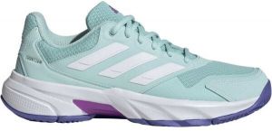 adidas COURTJAM CONTROL W Dámska tenisová obuv, svetlomodrá, veľkosť 37 1/3