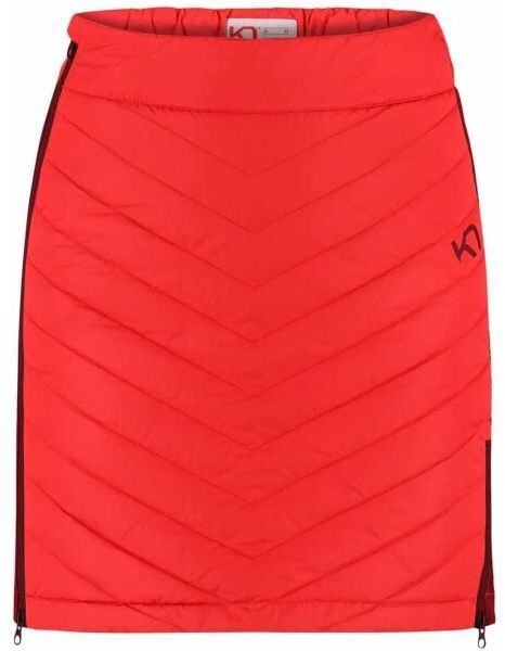 KARI TRAA EVA Dámska zateplená sukňa, červená, veľkosť
