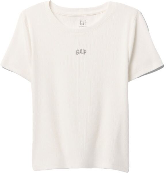 GAP MOD RIB ABBRV Dámske tričko, bílá, veľkosť