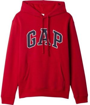 GAP V-HERITAGE LOGO Pánska mikina, červená, veľkosť