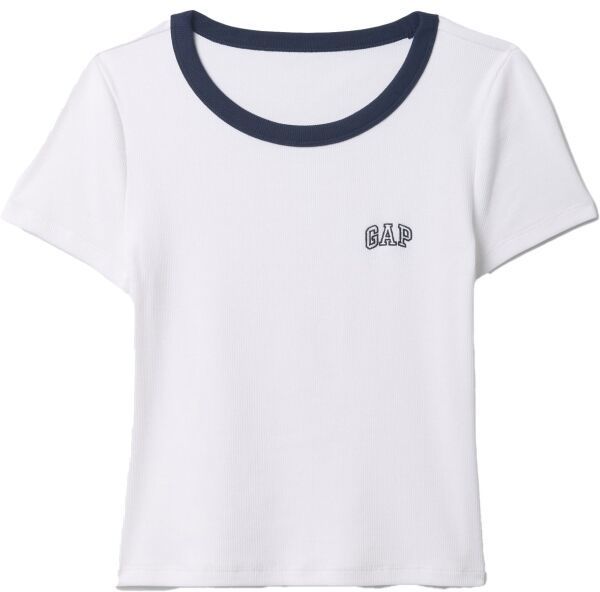 GAP SMALL LOGO RINGER Dámske tričko, biela, veľkosť