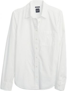 GAP PERFECT Dámska košeľa, biela, veľkosť