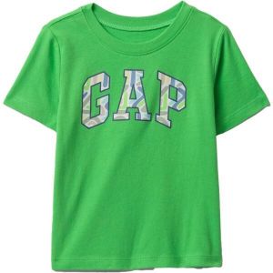 GAP V-FRCH LOGO Chlapčenské tričko, zelená, veľkosť