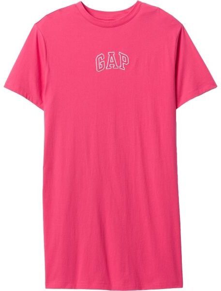 GAP V-FRCH LOGO Dámske šaty, ružová, veľkosť