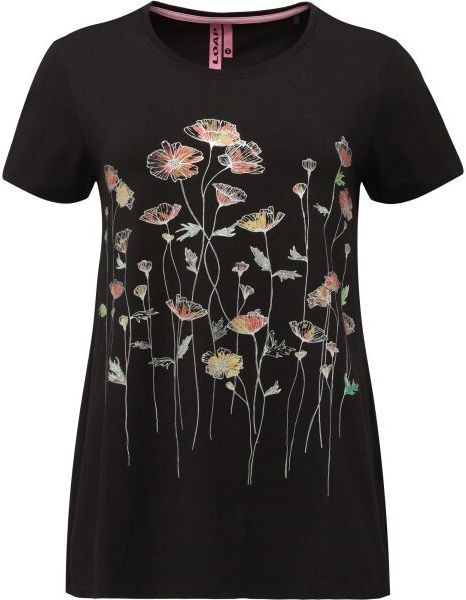 LOAP ABONIE Dámske tričko, čierna, veľkosť