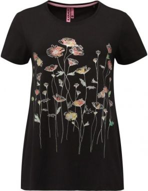 LOAP ABONIE Dámske tričko, čierna, veľkosť