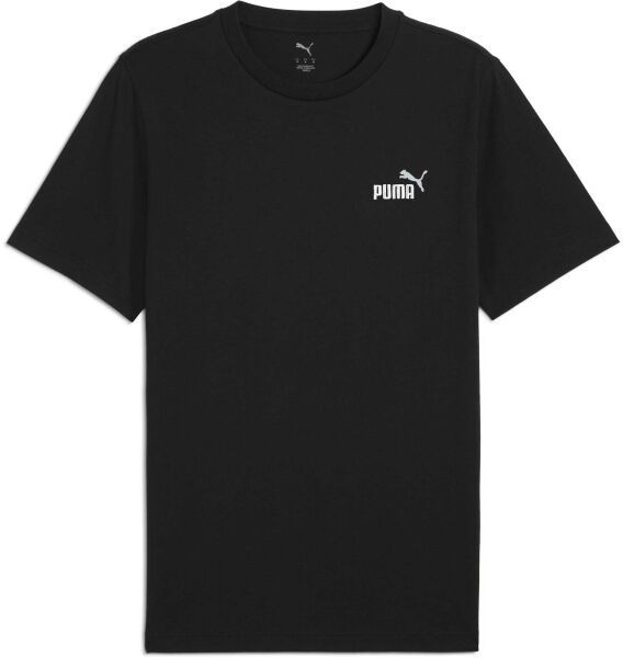 Puma ESSENTIALS 2COLOR SMALL NO 1 LOGO TEE Pánske tričko, čierna, veľkosť