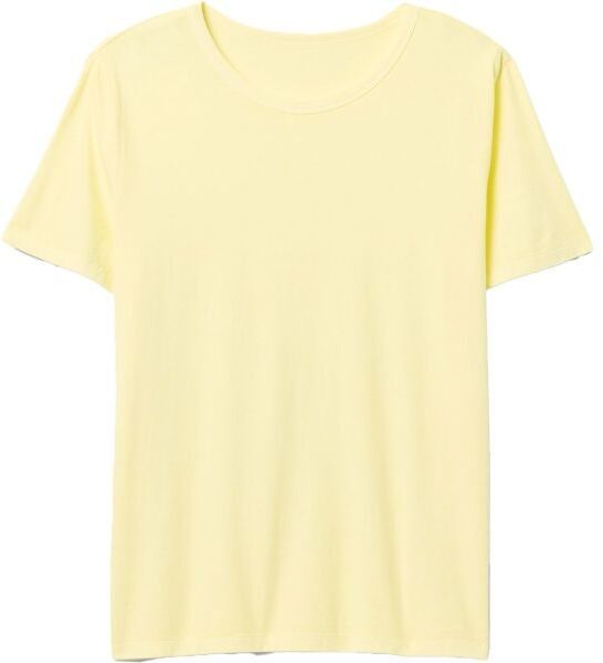 GAP ORGANIC VINT CREW 2 Dámske tričko, žltá, veľkosť