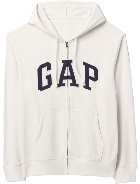 GAP V-FRCH HERITAGE LOGO Pánska mikina, biela, veľkosť