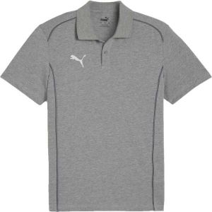 Puma TEAMFINAL CASUALS POLO Pánske polo tričko, sivá, veľkosť XXXL