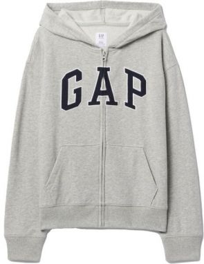 GAP V-FRCH HERITAGE LOGO Chlapčenská mikina, sivá, veľkosť