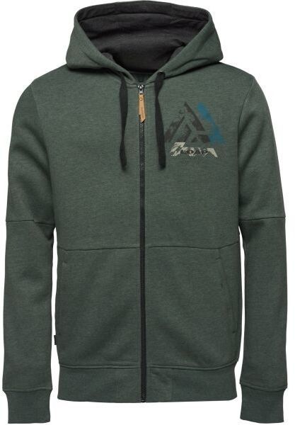 LOAP EDCAR Pánska mikina, tmavo zelená, veľkosť