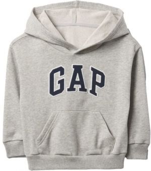 GAP V-FRCH LOGO Chlapčenská mikina, sivá, veľkosť 3Y