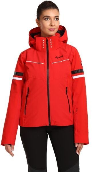 KILPI LORIEN Dámska lyžiarska bunda, červená, veľkosť