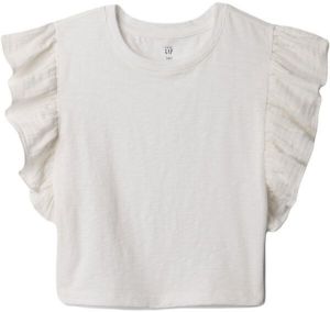GAP BABY Dievčenský top, biela, veľkosť 4Y