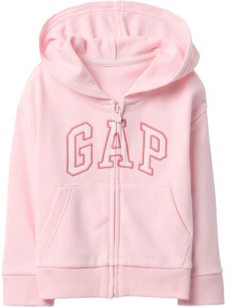 GAP V- FRCH LOGO Dievčenská mikina s logom, ružová, veľkosť 2Y
