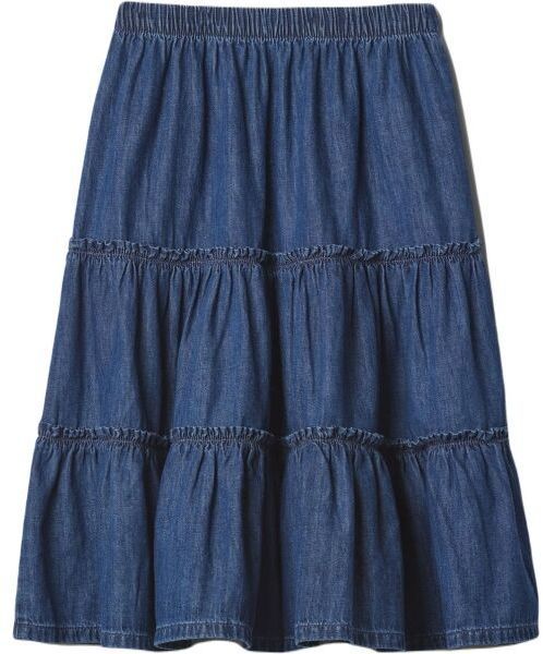 GAP DENIM Dievčenská sukňa, tmavo modrá, veľkosť