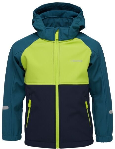 Lewro CHIDI Chlapčenská softshellová bunda, tmavo zelená, veľkosť 140-146