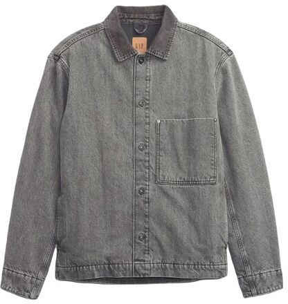 GAP DENIM CHORE Pánska bunda, sivá, veľkosť