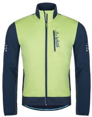 KILPI NORDIM Pánska bežecká bunda, svetlo zelená, veľkosť