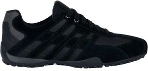 Geox UOMO SNAKE Pánska voľnočasová obuv, čierna, veľkosť