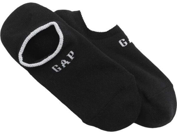 GAP ATHLETIC ANKLE 2PK Dámske ponožky, čierna, veľkosť