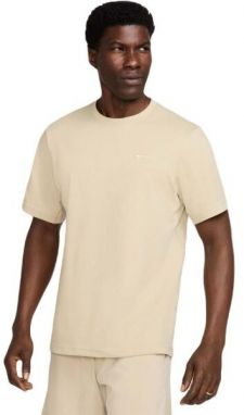 Nike PRIMARY Pánske športové tričko, béžová, veľkosť