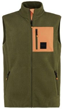 Bula BASECAMP 2.0 Pánska flísová vesta, khaki, veľkosť