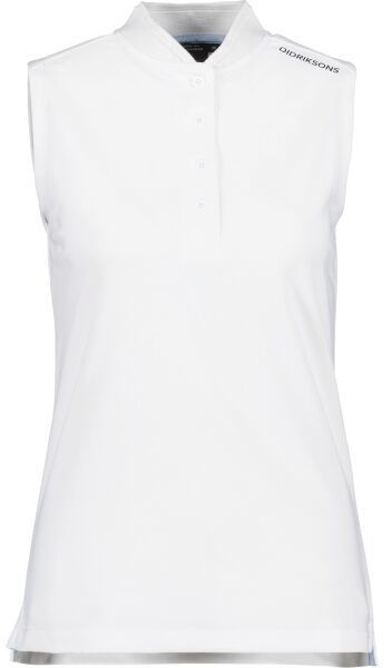 DIDRIKSONS NIKKI Dámske polo tričko, biela, veľkosť