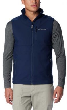Columbia ASCENDER SOFTSHELL VEST Pánska vesta, tmavo modrá, veľkosť
