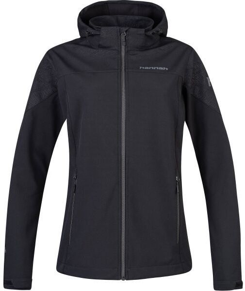 Hannah LORELY Dámska softshellová bunda, čierna, veľkosť