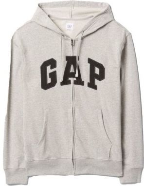 GAP V-FRCH HERITAGE LOGO Pánska mikina, sivá, veľkosť