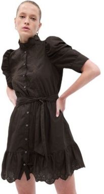GAP EYELET Dámske šaty, čierna, veľkosť