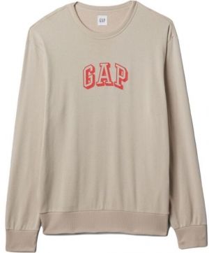 GAP V-INT FAM LOGO Pánska mikina, béžová, veľkosť
