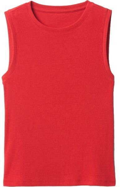 GAP RIB SHELL Dámsky top, červená, veľkosť
