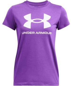 Under Armour LIVE SPORTSTYLE GRAPHIC SS Dámske tričko, fialová, veľkosť