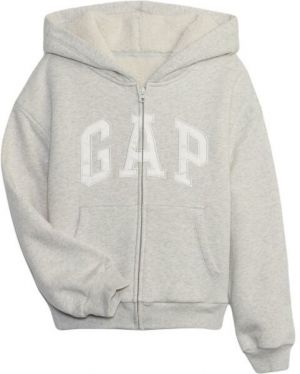 GAP COZY LOGO Dievčenská mikina, sivá, veľkosť