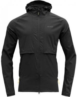 Devold RUNNING MERINO Pánska merino bežecká bunda, čierna, veľkosť