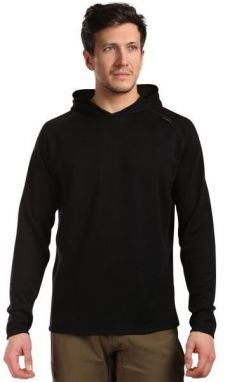 KILPI MOSEO Pánsky vlnený sveter s kapucňou, čierna, veľkosť