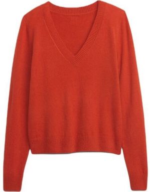 GAP CASHSOFT Dámsky sveter, červená, veľkosť
