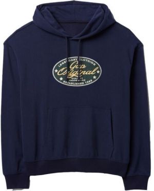 GAP LOGO ORIGINAL Pánska mikina, tmavo modrá, veľkosť