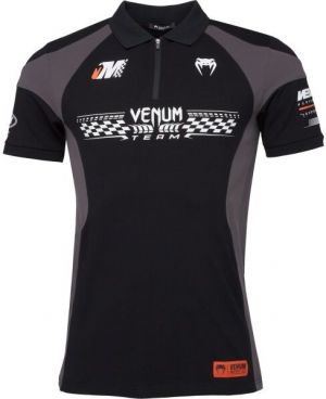 Venum MOTORSPORT POLO Pánske tričko, čierna, veľkosť