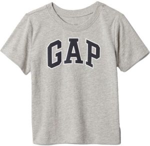 GAP V-LOGO Chlapčenské tričko, sivá, veľkosť 4Y