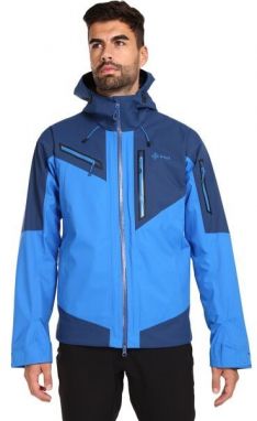 KILPI HASTAR Pánska nepremokavá outdoorová bunda, modrá, veľkosť XXXL