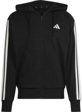 adidas ESSENTIALS 3-STRIPES FRENCH TERRY Pánska mikina, čierna, veľkosť