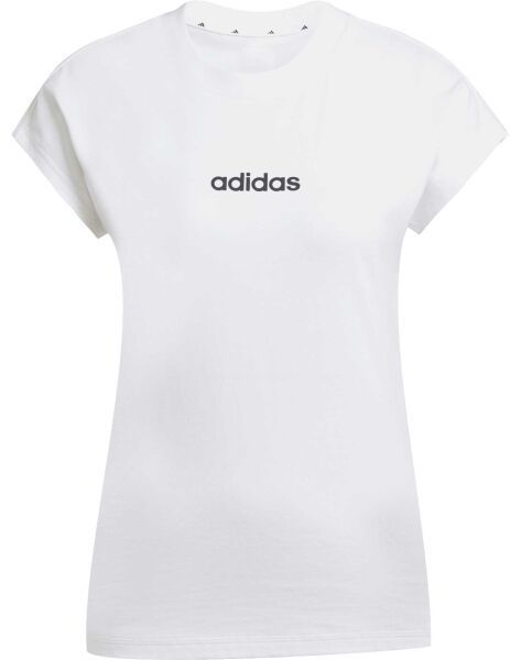 adidas ESSENTIALS LINEAR SINGLE Dámske tričko, biela, veľkosť