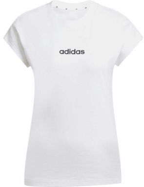 adidas ESSENTIALS LINEAR SINGLE Dámske tričko, biela, veľkosť
